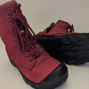 Pilote et filles Security Boots for women. Hot pink. Size 8